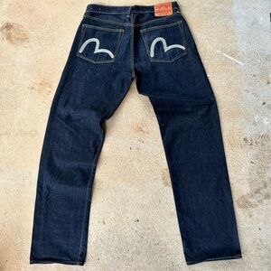 Evisu Vintage OG Jeans Custom Made Mens Denim VERY RARE 100% Authentic Size 34